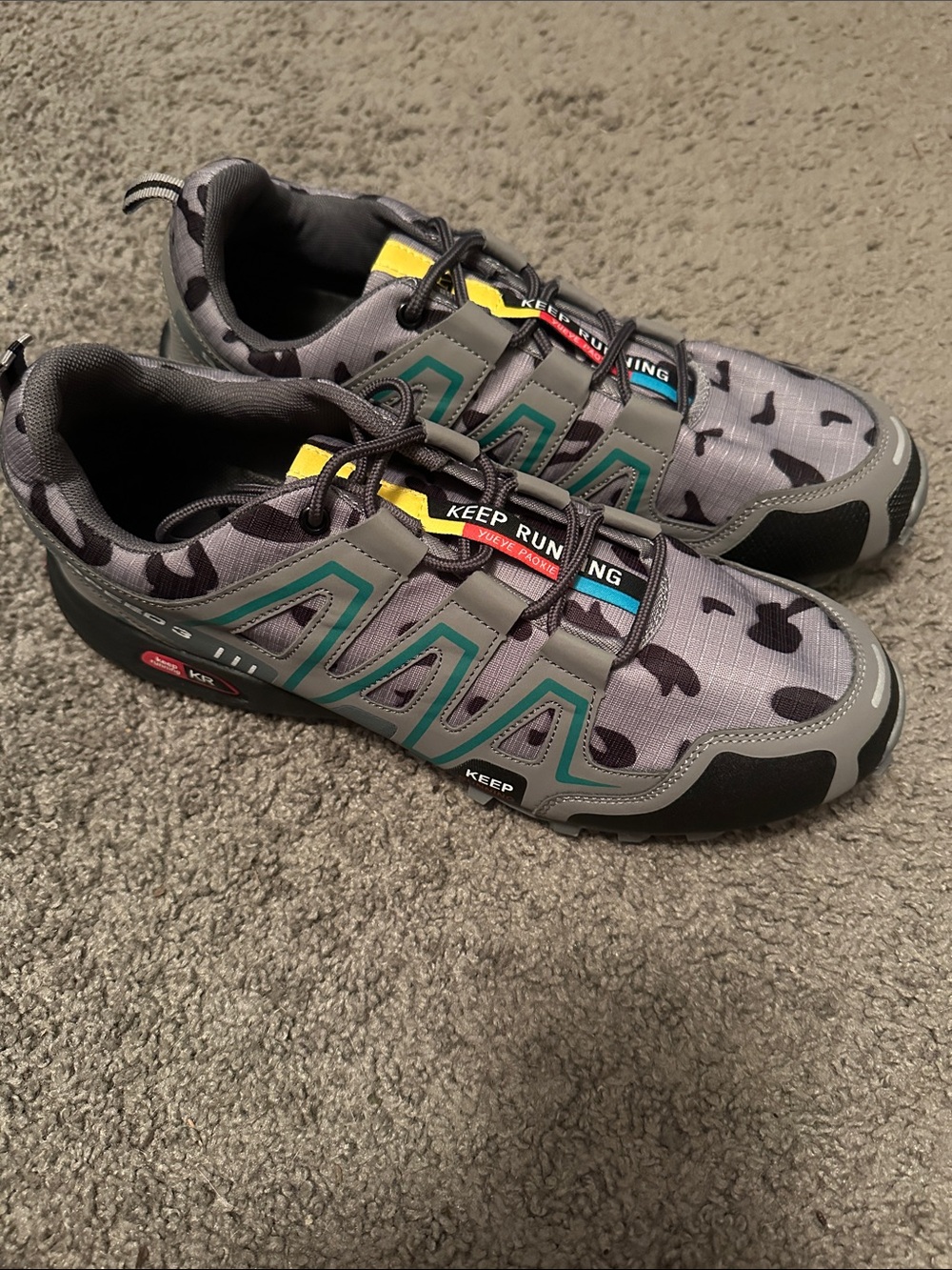 Men’s waterproof hiking shoes- lightweight, non slip grip for trekking - Picture 5 of 6